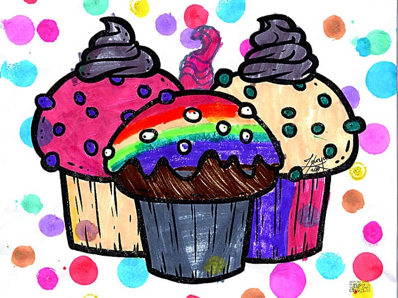 Colorful Cupcakes