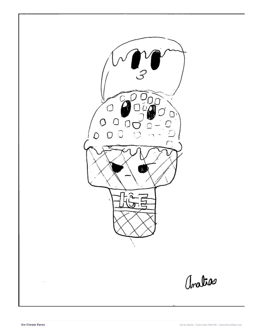 Ice Cream Faces